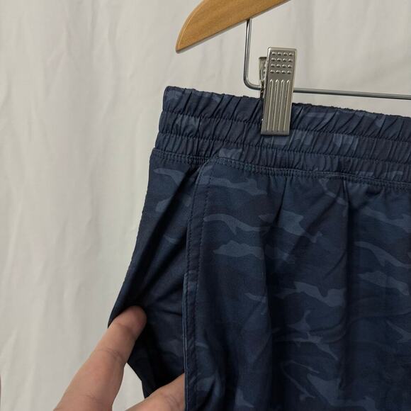 Tasc Recess Shorts Mens XL 5 in Inseam Lined Navy Blue Camo - Picture 6 of 9